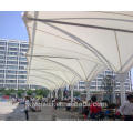 Fabric Tensile Membranes shade structure Innovative car strcture